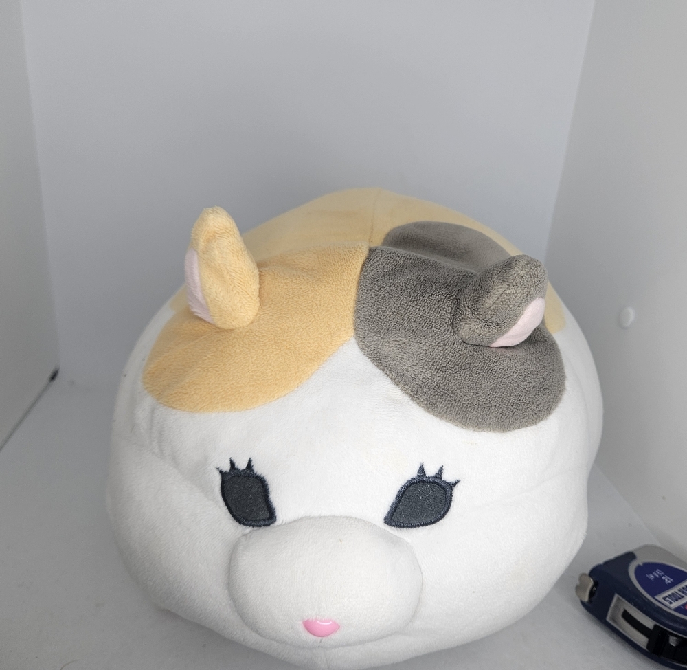 Square Enix Final Fantasy XIV Plush Cushion Fat Cat Plush Stuffed Animal Toy.